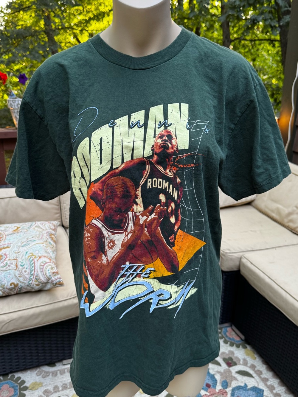 90s NBA Basketball Graphic Tee Dennis Rodman Graphic Shirt